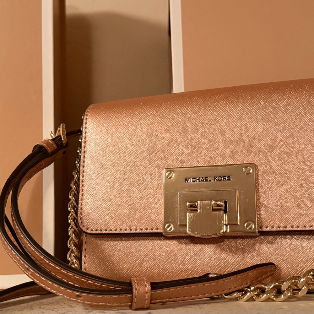 Michael Kors Metallic Crossbody Bag